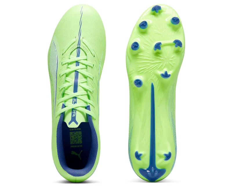 Puma Ultra 5 Play FG/AG Jr Yeşil Çocuk Krampon - 4