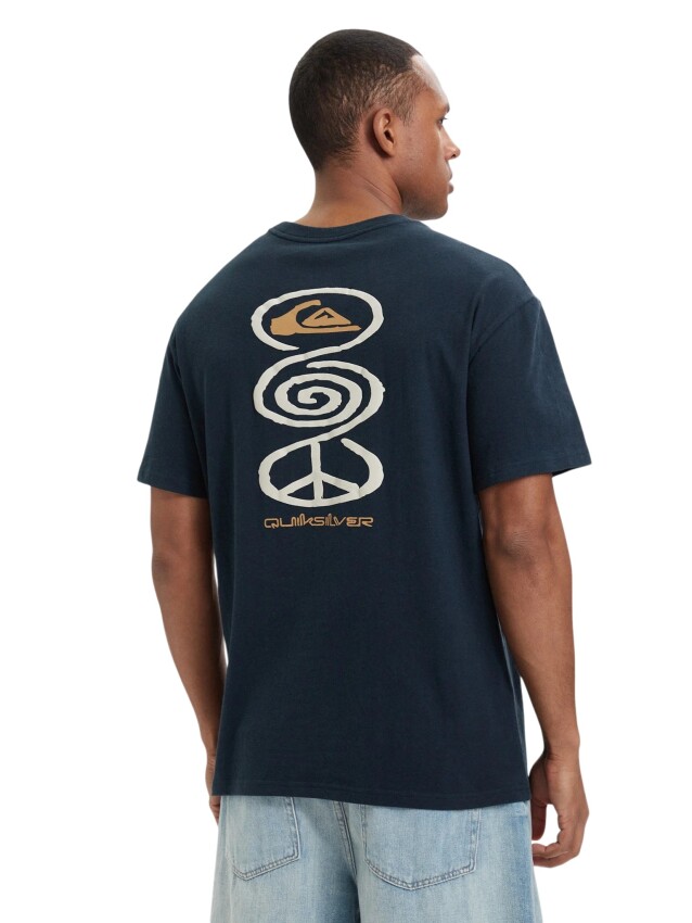 Quiksilver Harmony Spiral Lacivert Erkek Tshirt - 2