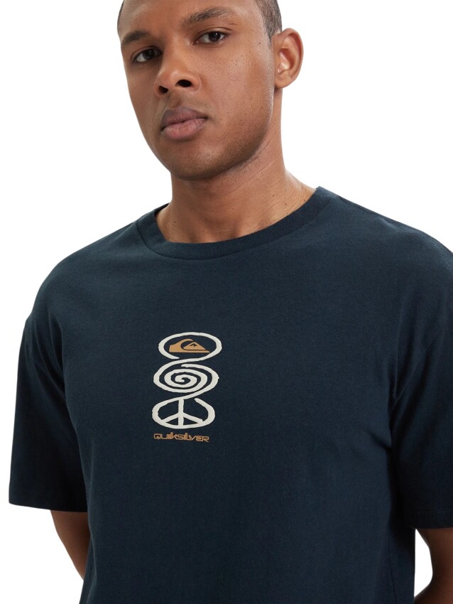 Quiksilver Harmony Spiral Lacivert Erkek Tshirt - 3