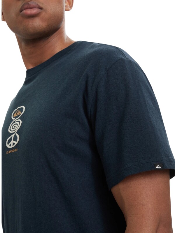 Quiksilver Harmony Spiral Lacivert Erkek Tshirt - 4