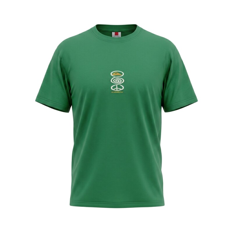 Quiksilver Harmony Spiral Yeşil Erkek Tshirt - Quiksilver