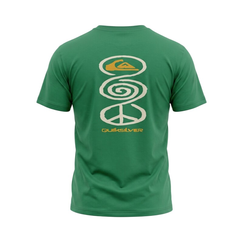 Quiksilver Harmony Spiral Yeşil Erkek Tshirt - Quiksilver (1)
