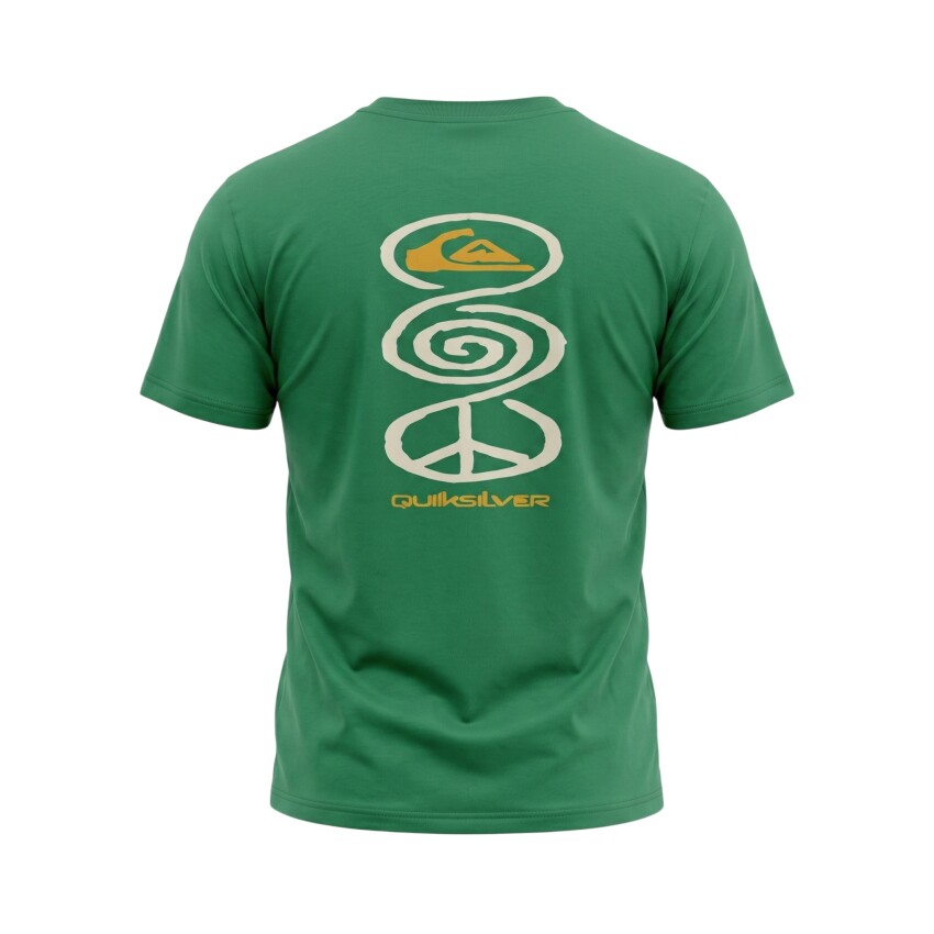 Quiksilver Harmony Spiral Yeşil Erkek Tshirt - 2