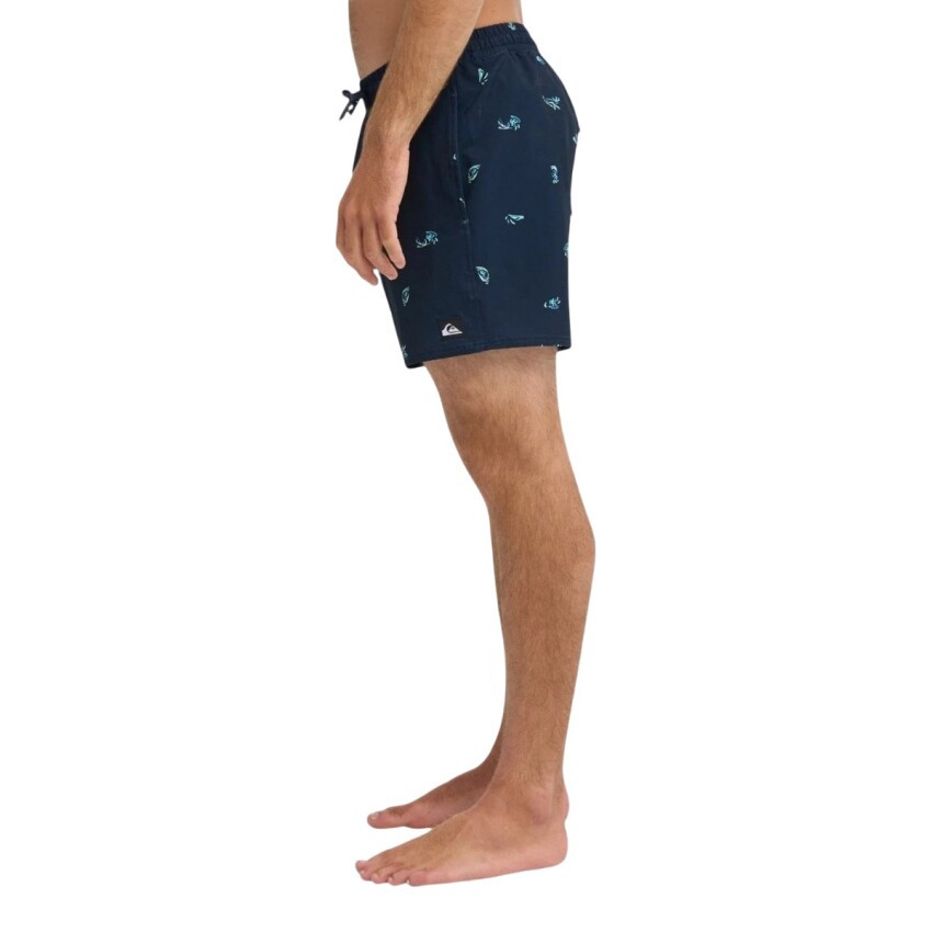 Quiksilver Strech Printed Lacivert Erkek Mayo - 2