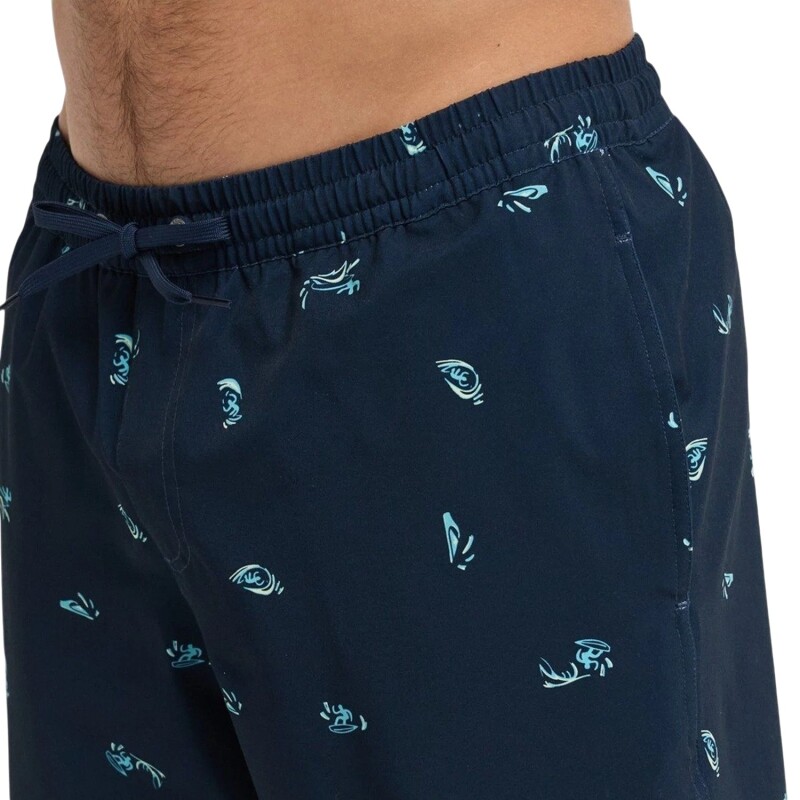 Quiksilver Strech Printed Lacivert Erkek Mayo - 3