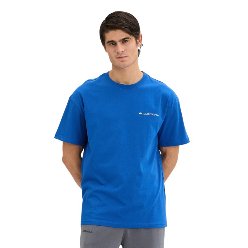 Quiksilver Touchdown Mavi Erkek Tshirt - Quiksilver