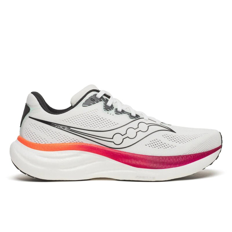 Saucony Ride 19 Beyaz Erkek Koşu Ayakkabısı - Saucony
