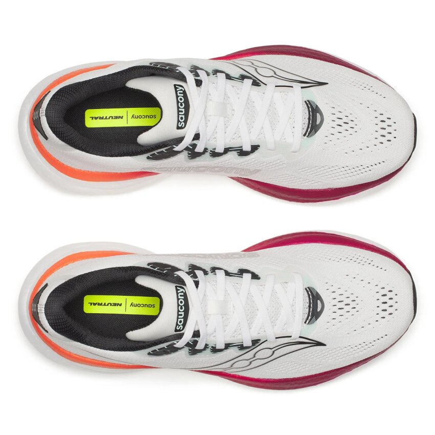 Saucony Ride 19 Beyaz Erkek Koşu Ayakkabısı - 5