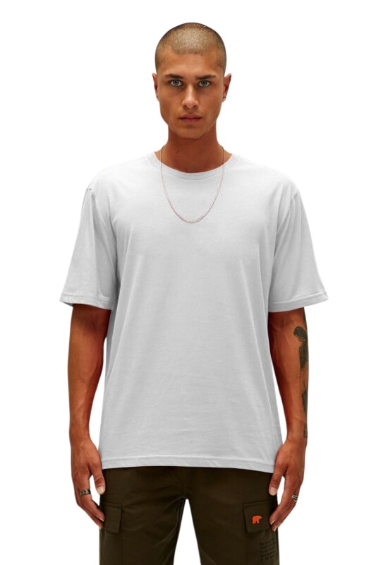 Bad Bear Routine Basic Beyaz Erkek Tshirt - Bad Bear