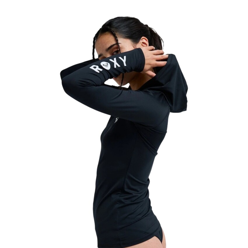 Roxy Essentials Hood Antrasit Kadın Tshirt - 3