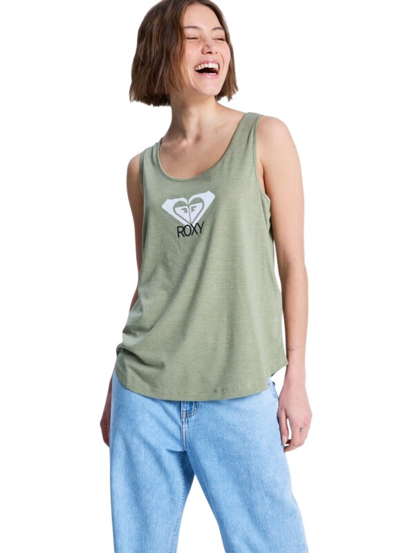 Roxy Surfclassic Tan Yeşil Kadın Atlet - Roxy