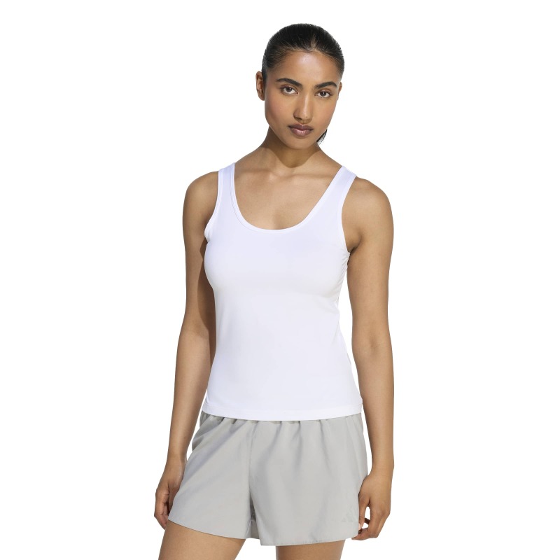 Adidas Run Ess T2 Beyaz Kadın Atlet - Adidas
