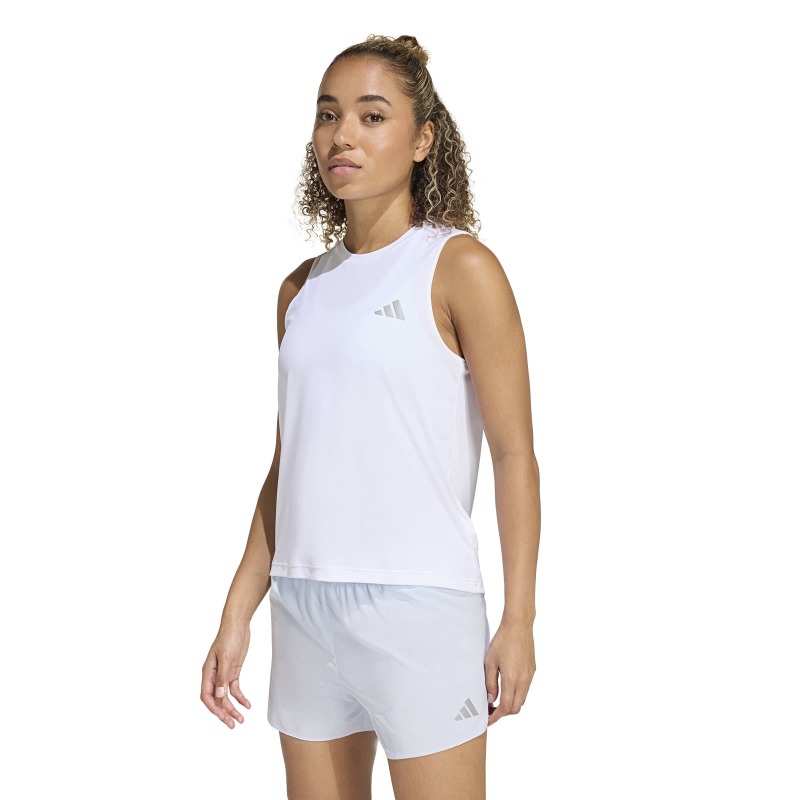 Adidas Run Ess Tank Beyaz Kadın Atlet - Adidas