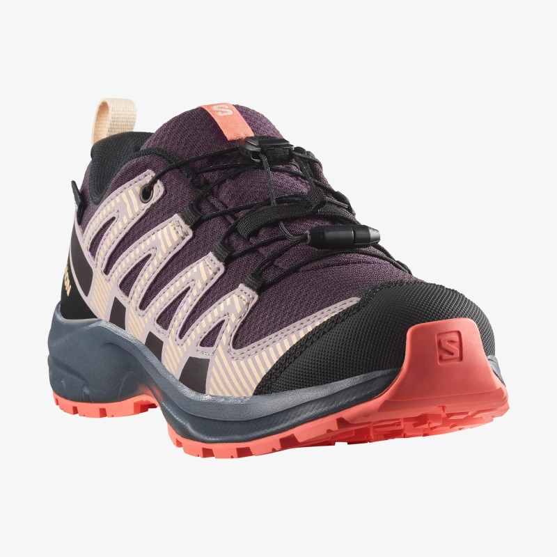 Salomon XA Pro V8 Waterproof Mor Çocuk Outdoor Ayakkabı - 4