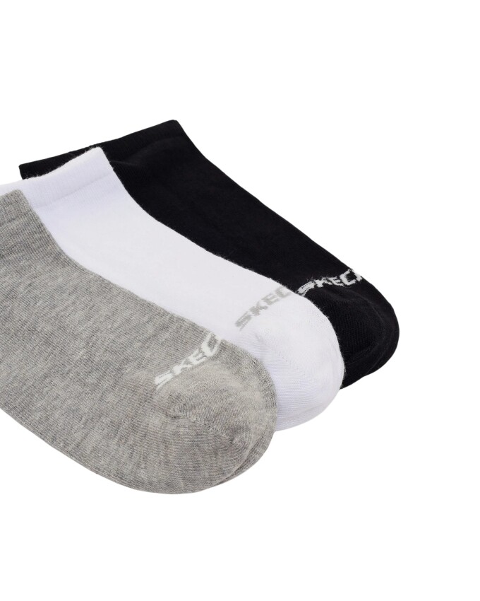 Skechers 3'lü Paket Essential Bilekli Siyah Unisex Çorap - 3