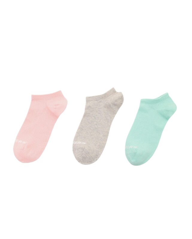 Skechers 3'lü Paket Essential Bilekli Siyah Unisex Çorap - Skechers
