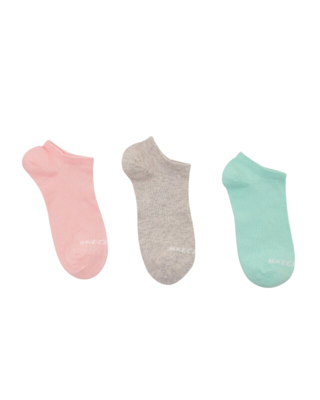 Skechers 3'lü Paket Essential Bilekli Siyah Unisex Çorap - Skechers (1)
