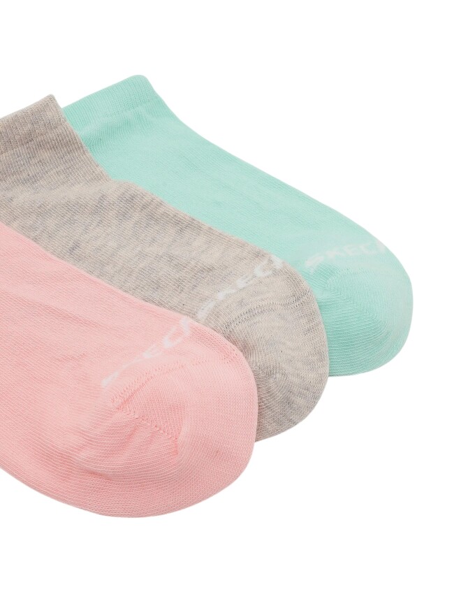 Skechers 3'lü Paket Essential Bilekli Siyah Unisex Çorap - 3