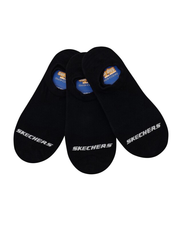 Skechers 3'lü Paket Essential Bileksiz Siyah Unisex Çorap - Skechers