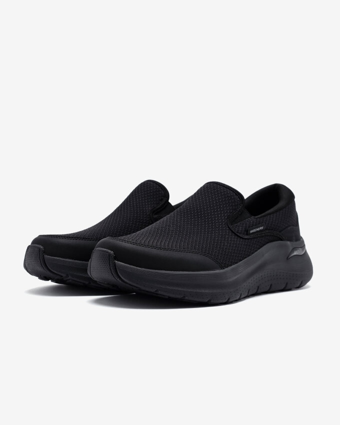 Skechers Arch Fit 2.0 - Vallo Siyah Erkek Günlük Ayakkabı - 5