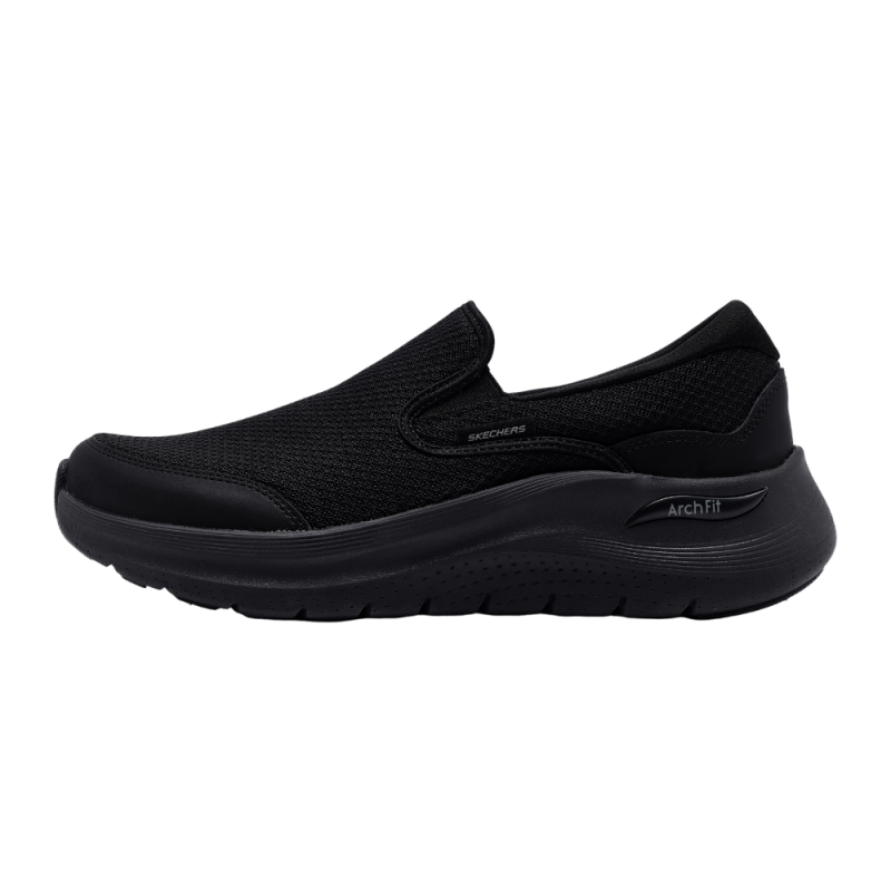 Skechers Arch Fit 2.0 - Vallo Siyah Erkek Günlük Ayakkabı - Skechers