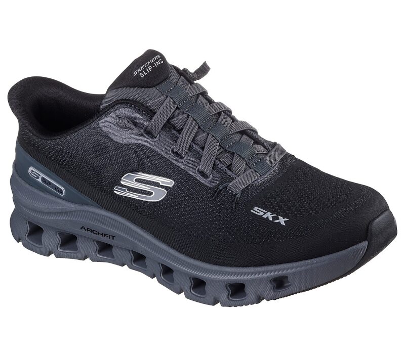 Skechers Arch Fit Glide-Step Peo Siyah Erkek Günlük Ayakkabı - 6