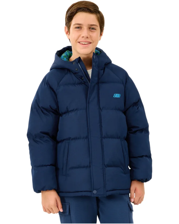 Skechers B Puffer Lacivert Çocuk Mont - 1