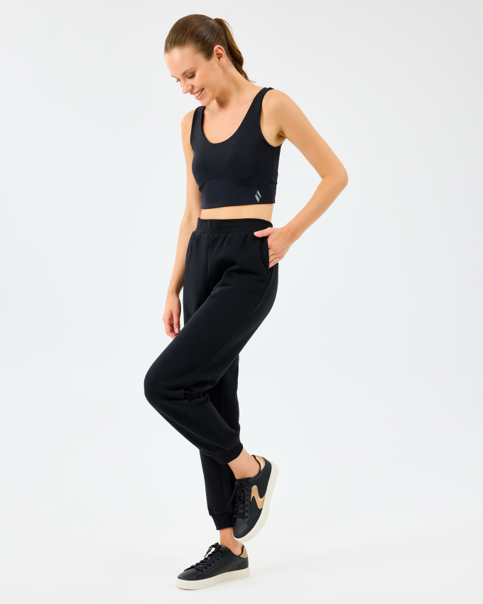 Skechers Essentials Jogger Siyah Kadın Eşofman Altı - 4