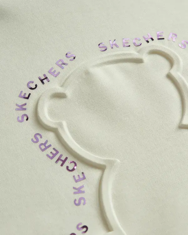 Skechers 2XI-Lock Loose Fit Beyaz Çocuk Sweatshirt - 6