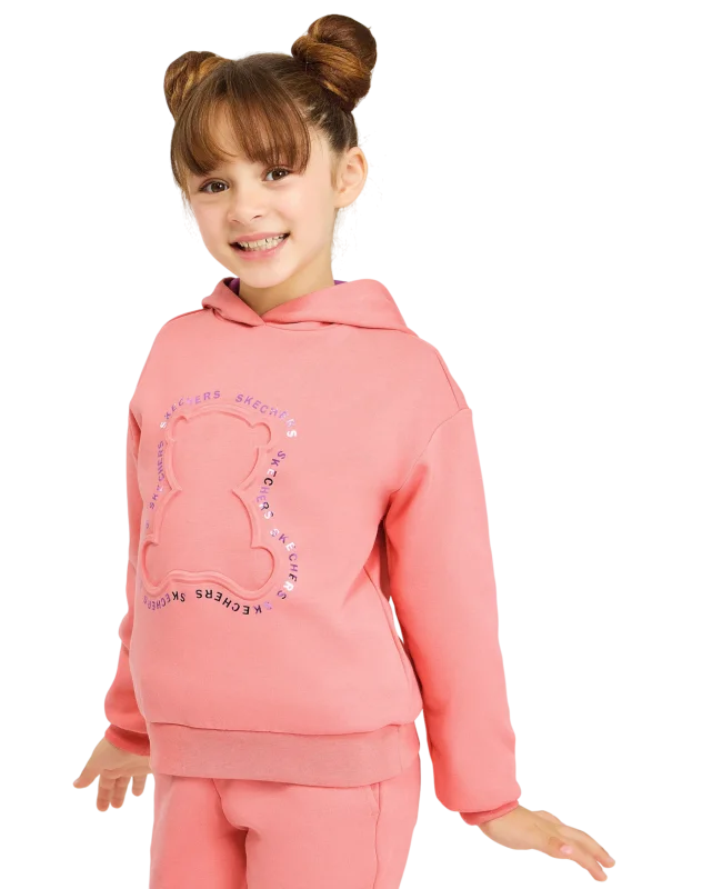 Skechers 2XI-Lock Loose Fit Pembe Çocuk Sweatshirt 