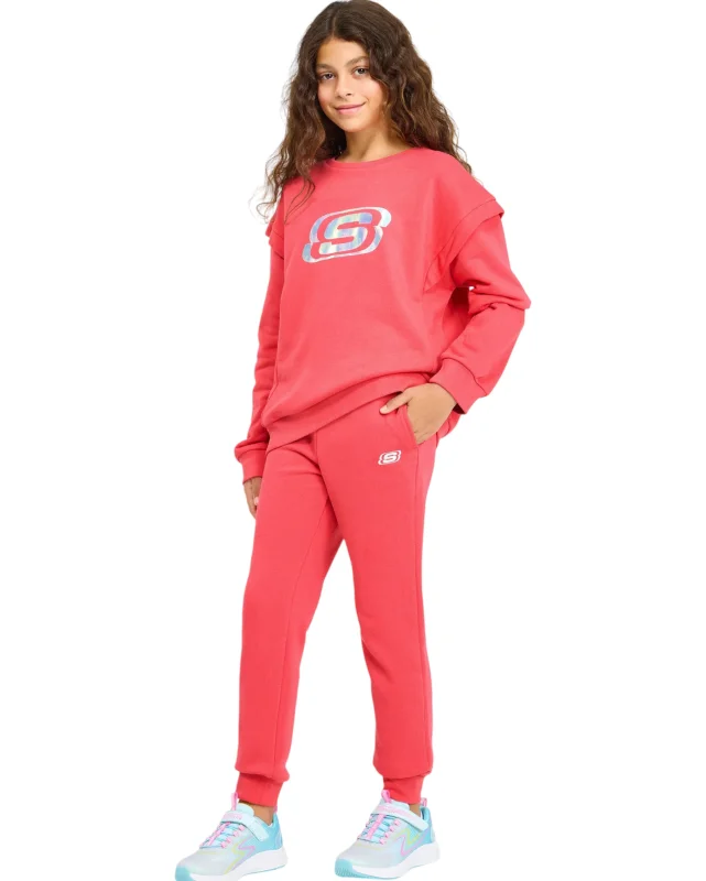 Skechers G Essential Jogger Pembe Çocuk Eşofman Altı - 4