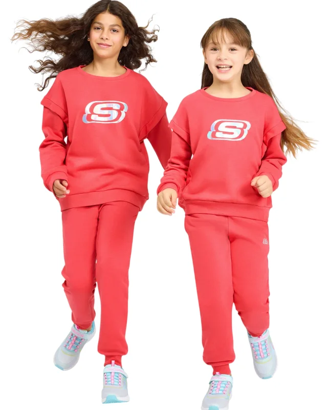 Skechers G Essential Jogger Pembe Çocuk Eşofman Altı - 3