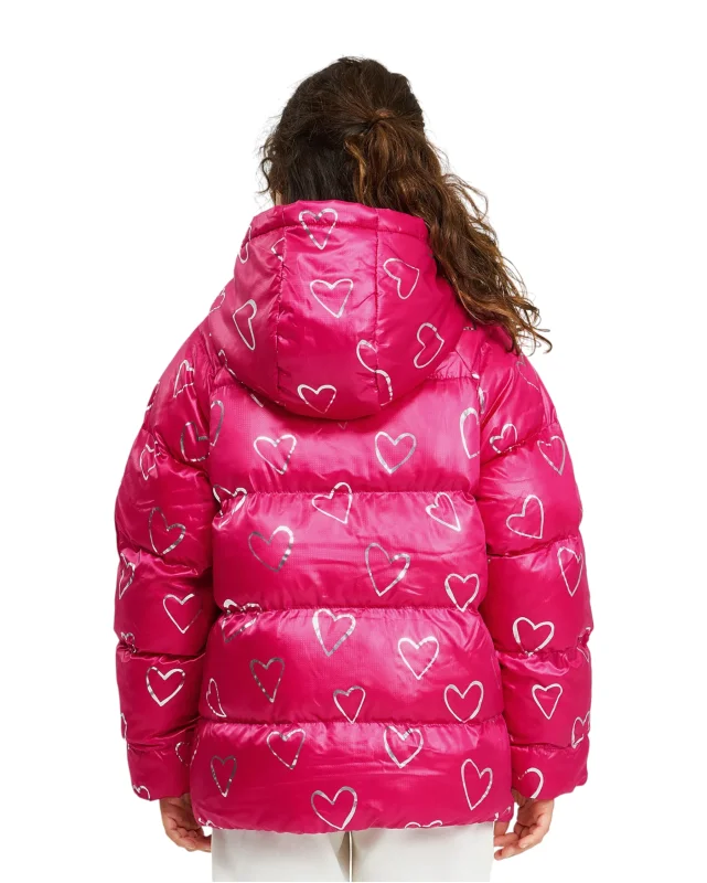Skechers Outerwear Padded Pembe Çocuk Mont - Skechers (1)