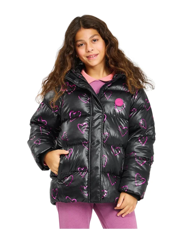 Skechers Outerwear Padded Siyah Çocuk Mont - Skechers (1)