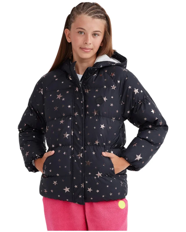 Skechers Outerwear Padded Siyah Çocuk Mont 