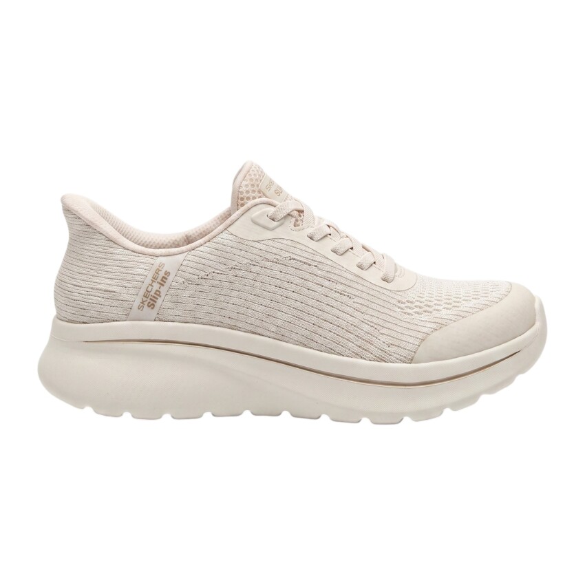 Skechers Go Walk Arch Fit N-Joy Bej Kadın Günlük Ayakkabı - 2