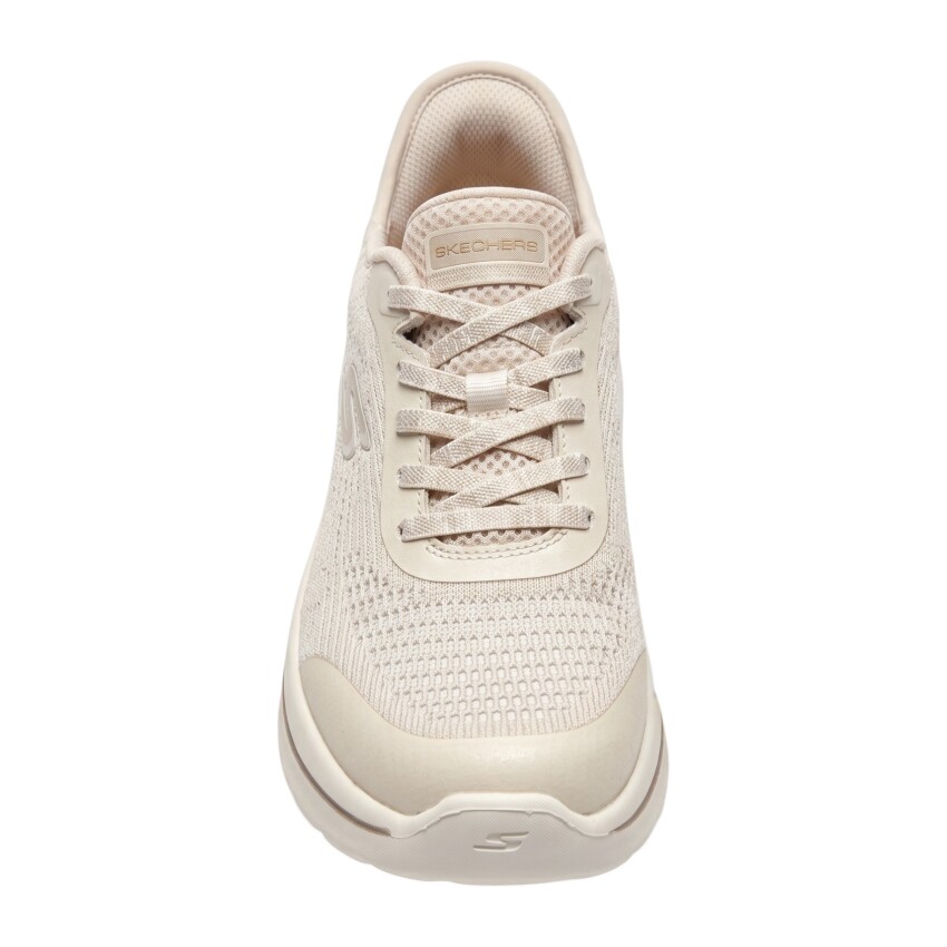Skechers Go Walk Arch Fit N-Joy Bej Kadın Günlük Ayakkabı - 3