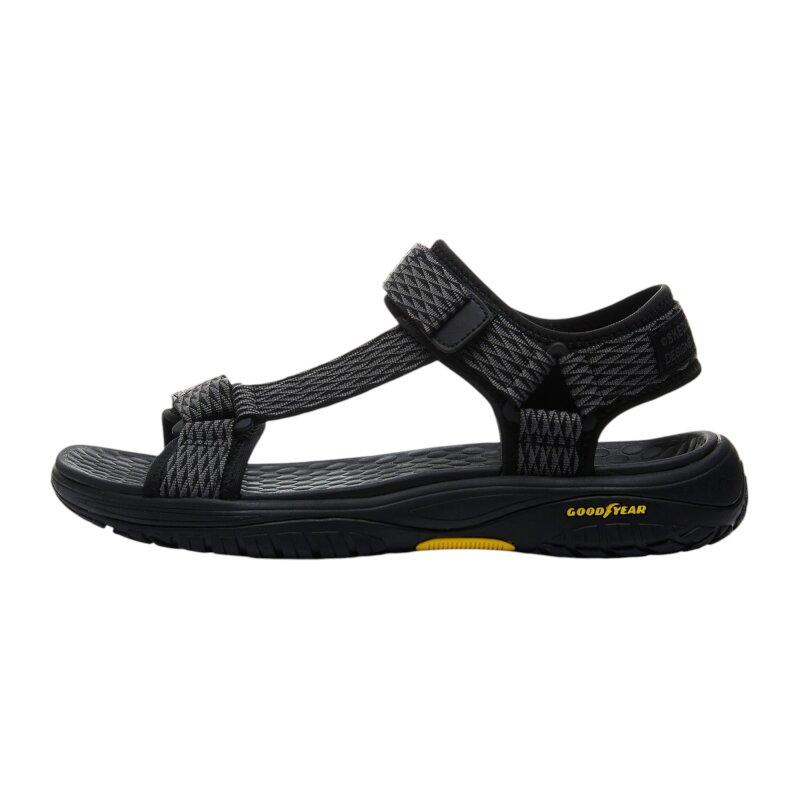 Skechers LOMELL - RİP TİDE SİYAH Erkek Sandalet - Skechers