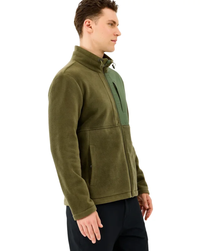 Skechers M Polar Jacket Haki Erkek Polar - Skechers (1)