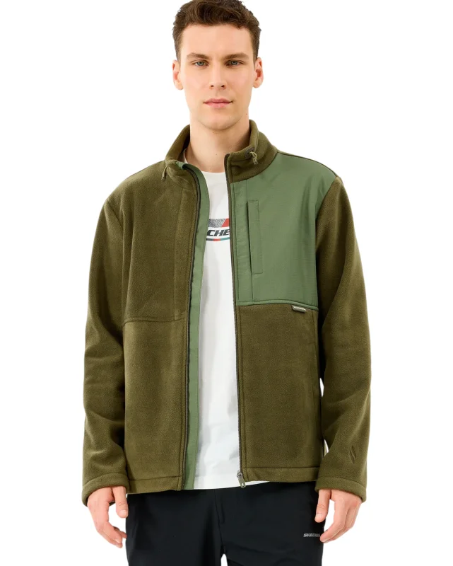 Skechers M Polar Jacket Haki Erkek Polar - 1