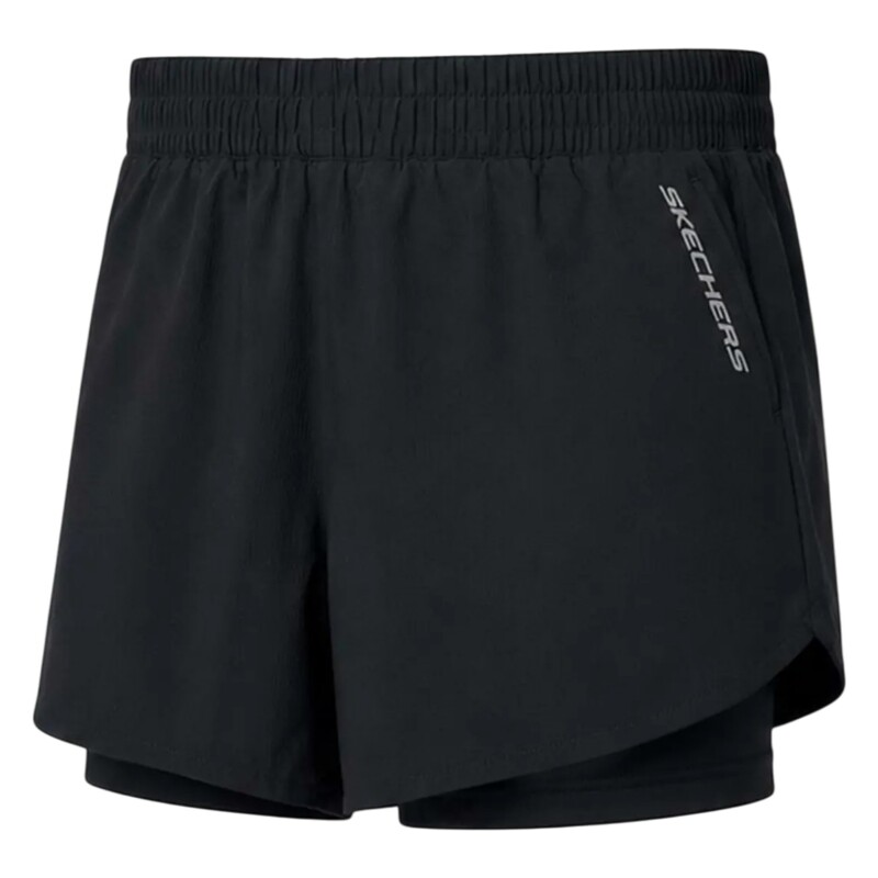 Skechers Performance Coll. 4 Inch 2 In 1 Siyah Kadın Şort - 5