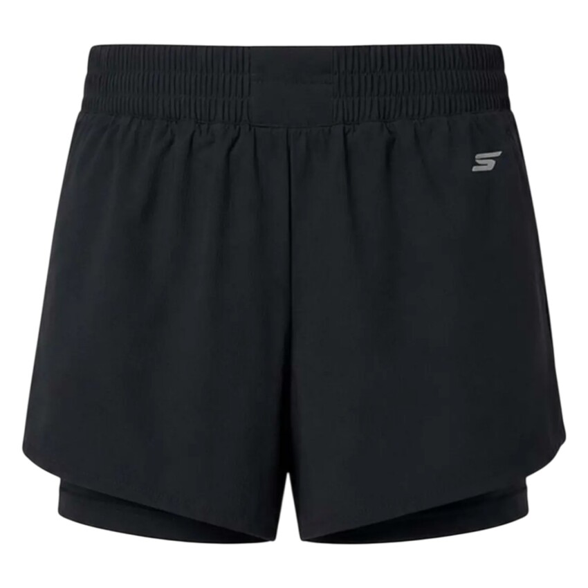 Skechers Performance Coll. 4 Inch 2 In 1 Siyah Kadın Şort - 6