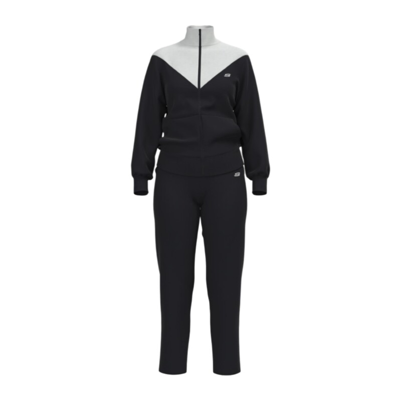 Skechers Performance Coll. Track Suit Siyah Kadın Eşofman Takımı - 6