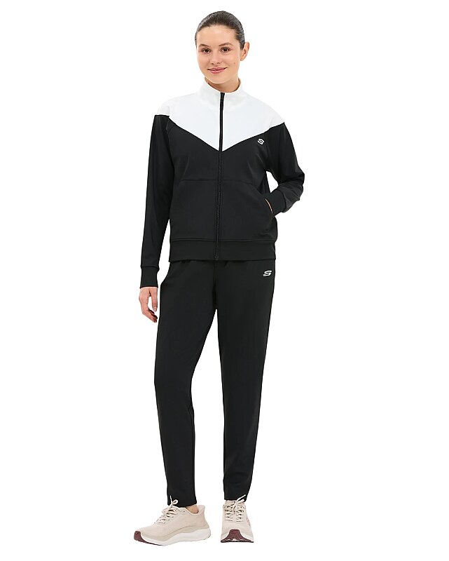 Skechers Performance Coll. Track Suit Siyah Kadın Eşofman Takımı - Skechers