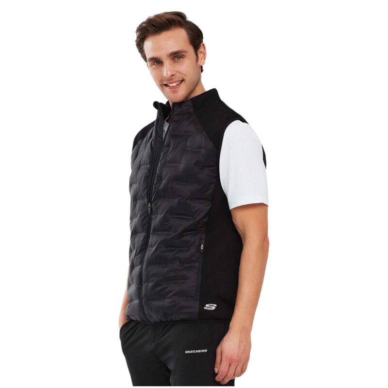 Skechers Quilted Vest Siyah Erkek Yelek - Skechers (1)