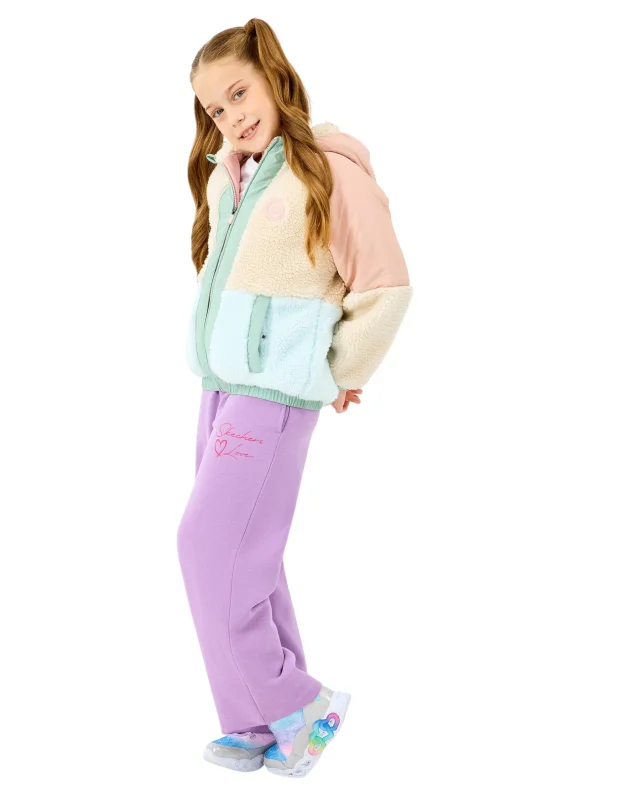Skechers Sherpa Pembe Çocuk Mont - Skechers (1)