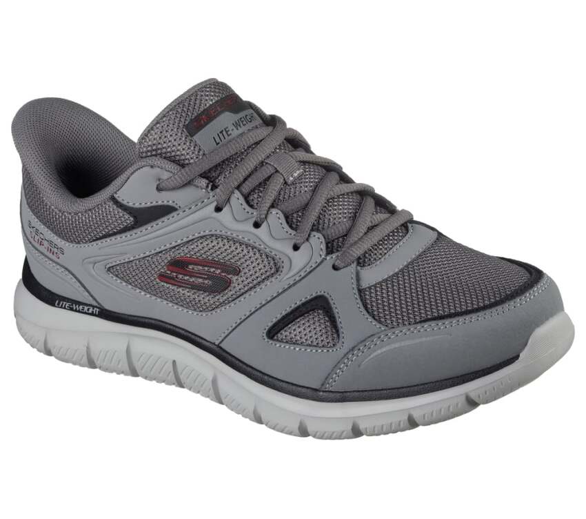Skechers Track Gri Erkek Günlük Ayakkabı - 6