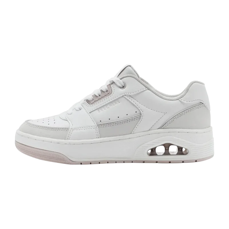 Skechers Uno Court-Courted Style Beyaz Kadın Sneaker Ayakkabı - 1
