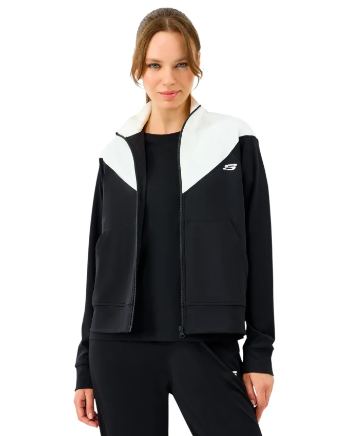 Skechers W Performance Track Suit Siyah Kadın Eşofman Takımı - 1