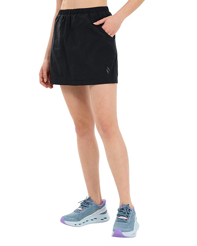 Skechers W Skort Skirt Short Siyah Kadın Etek - 3